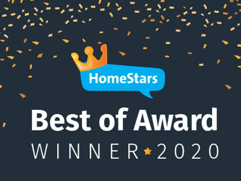 HomeStars Best of Award Winner 2020